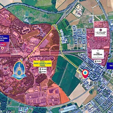 Disneyland-Paris 4 Pers, Parking, Wifi, เชสซี ภายนอก รูปภาพ